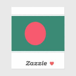 Bangladesh Flagga Klistermärken