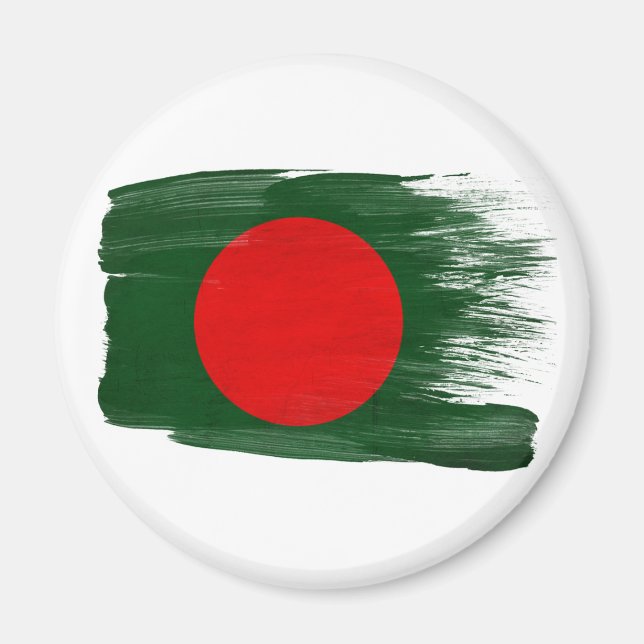 Bangladesh Flagga Magnet (Framsidan)