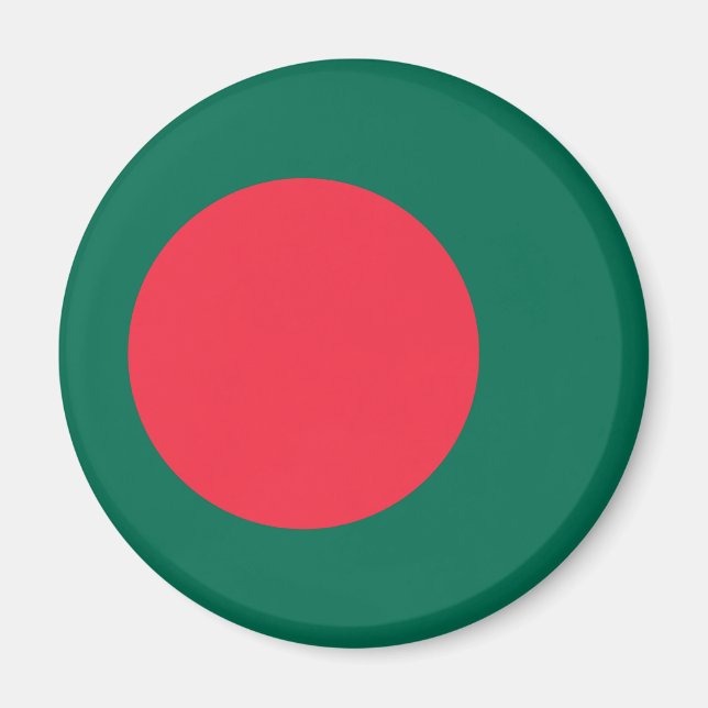 Bangladesh Flagga Magnet (Framsidan)
