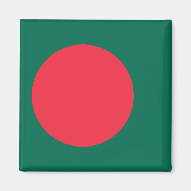 Bangladesh Flagga Magnet (Framsidan)