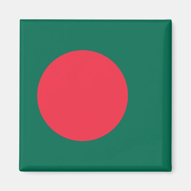 Bangladesh Flagga Magnet (Framsidan)
