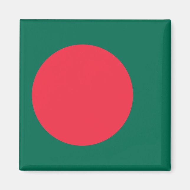 Bangladesh Flagga Magnet (Framsidan)