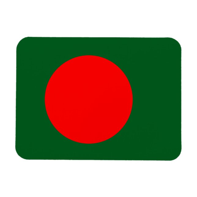 Bangladesh Flagga Magnet (Horisontell)