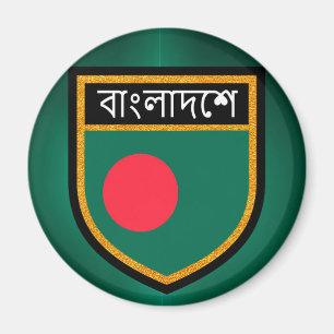 Bangladesh Flagga Magnet