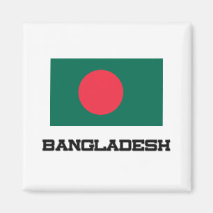 Bangladesh flagga magnet
