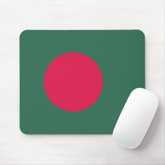 Bangladesh flagga musmatta (Med mus)