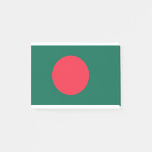 Bangladesh Flagga Post-it Block