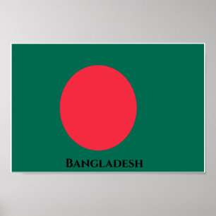 Bangladesh Flagga Poster