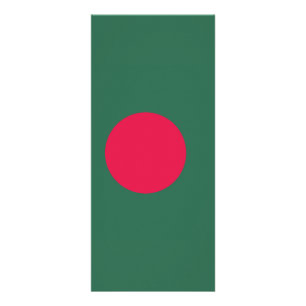 Bangladesh flagga reklamkort