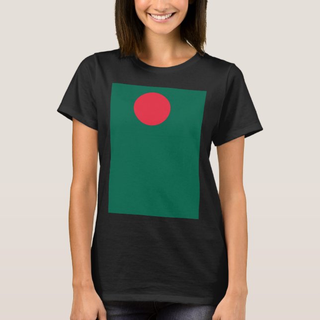 Bangladesh Flagga souvenir-kläder T Shirt (Framsida)