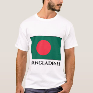 Bangladesh Flagga T Shirt