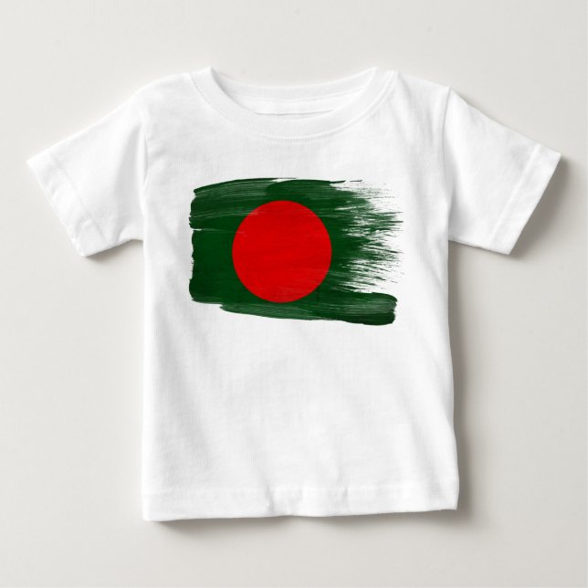 Bangladesh flagga t shirt (Framsida)