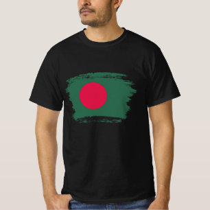 Bangladesh flagga t shirt