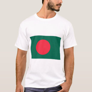 Bangladesh Flagga T Shirt