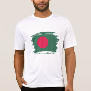 Bangladesh flagga t shirt