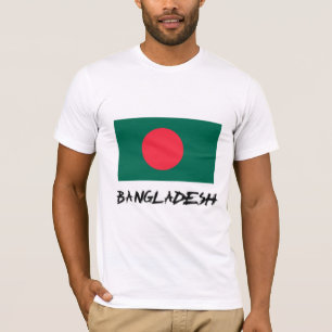 Bangladesh flagga t-shirt