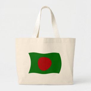 Bangladesh Flagga Tote Bag Jumbo Tygkasse