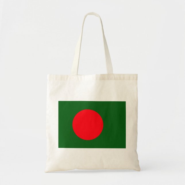 Bangladesh flagga tygkasse (Framsidan)