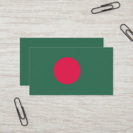 Bangladesh flagga visitkort