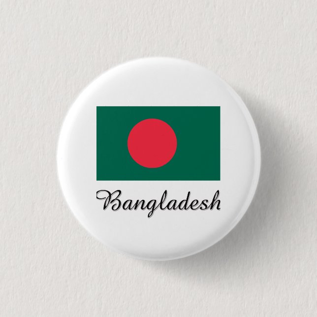Bangladesh flaggadesign knapp (Framsida)