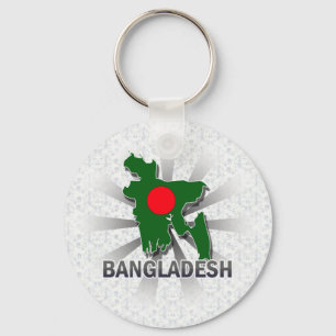 Bangladesh flaggakarta 2,0 nyckelring