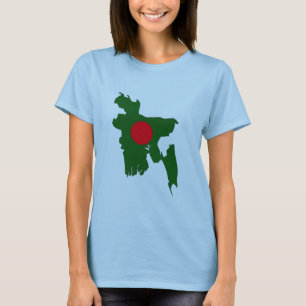 Bangladesh flaggakarta tröja