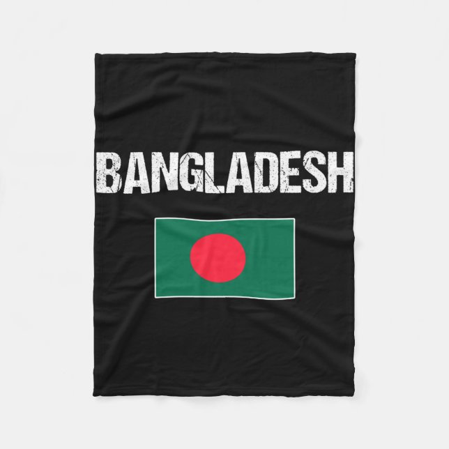 Bangladesh  fleecefilt (Framsidan)