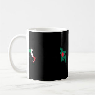 Bangladesh Italien Flagga Bangladesh Italienska He Kaffemugg