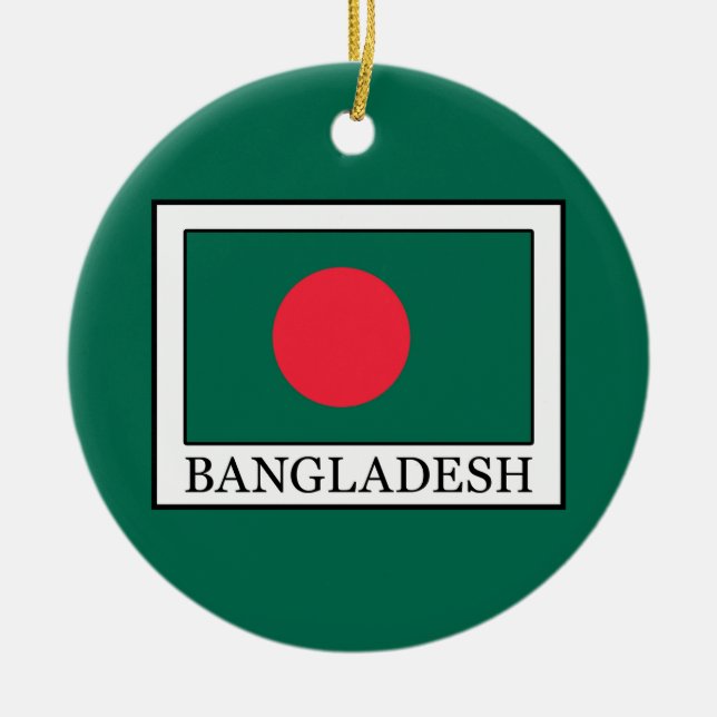 Bangladesh Julgransprydnad Keramik (Framsidan)