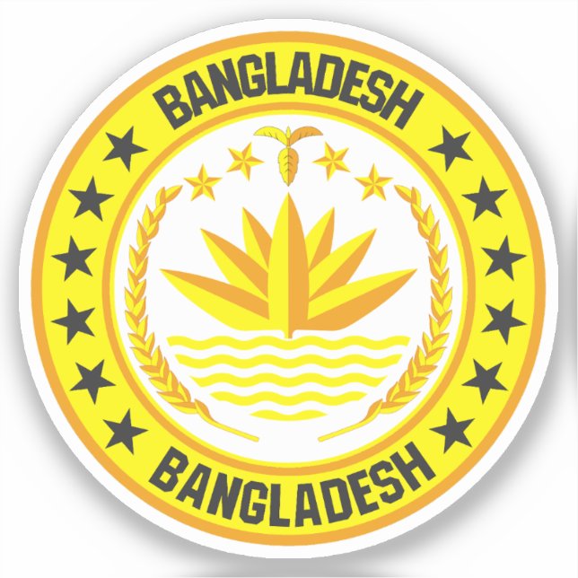 Bangladesh Klistermärken (Framsida)