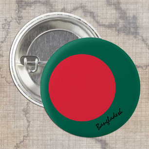 Bangladesh-knapp, patriotiskt Bangladesh-Flagga Knapp