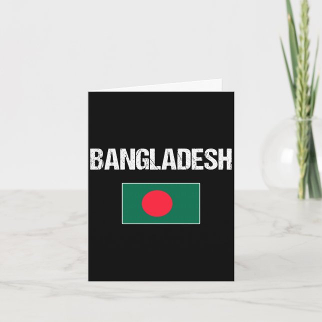 Bangladesh  kort (Framsida)