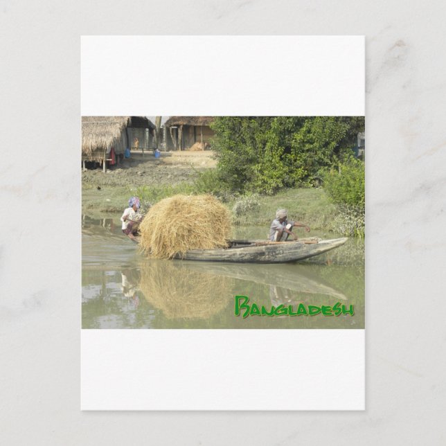 Bangladesh-Reisboot Vykort (Framsida)
