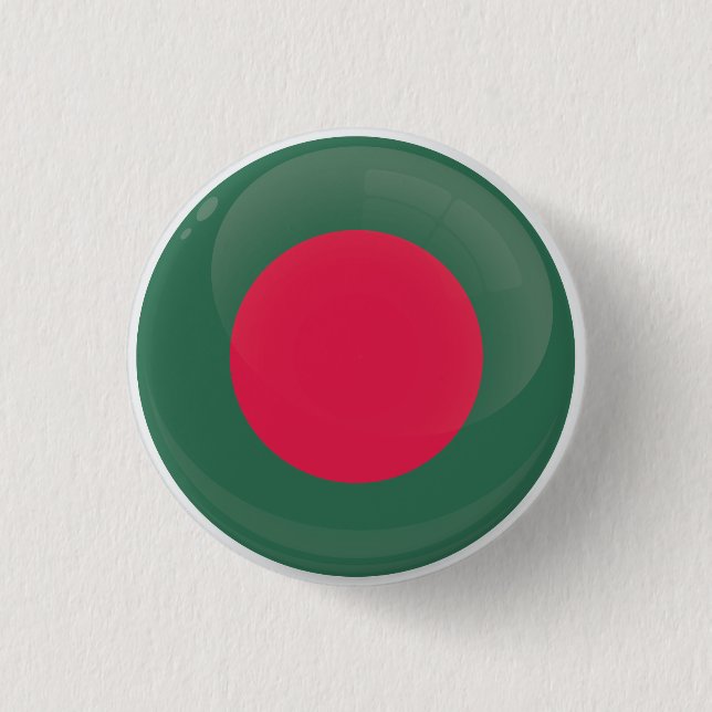 Bangladesh Round Icon Flagga Knapp (Framsida)