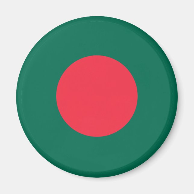 Bangladesh roundel land flagga-symbolarmé milita magnet (Framsidan)
