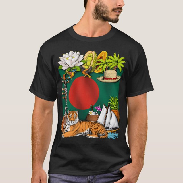Bangladesh T Shirt (Framsida)
