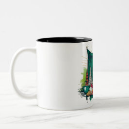 Bangladesh-Thed Mugg med ikonsymboler