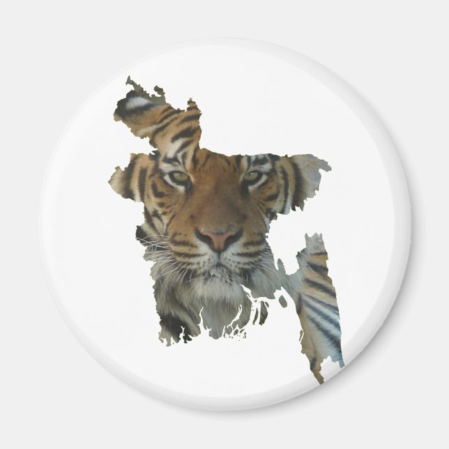 Bangladesh-Tiger Magnet (Framsidan)