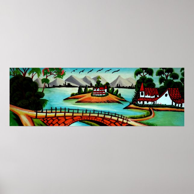 Bangladesh Village Poster (Framsidan)