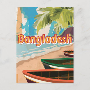 Bangladesh Vintage-semester Poster Vykort