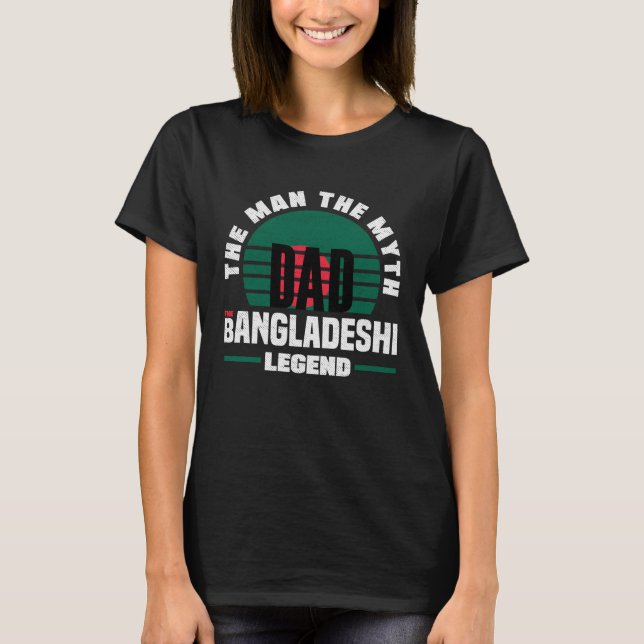 Bangladeshi Bangladesh Bangladeshi Flag Fathers Da T Shirt (Framsida)