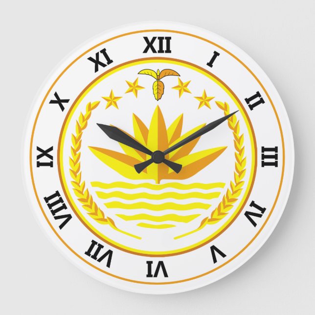 bangladeshiska emblem stor klocka (Framsida)