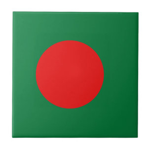 Bangladeshs flagg keramisk platta kakelplatta