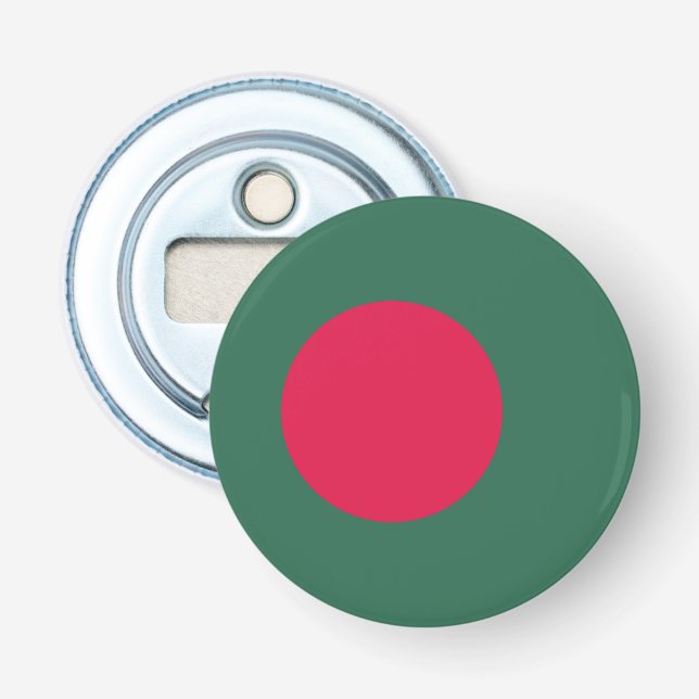 Bangladeshs flagga flasköppnare (Framsidan)