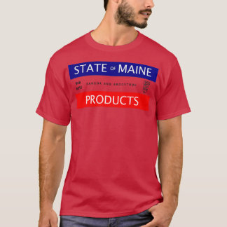 Bangor amp Aroostock Railroad Boxcar T Shirt