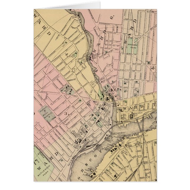 Bangor, Brewer, Maine Hälsningskort (Framsidan)