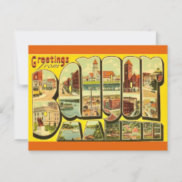 Bangor Maine Hälsningar vykort