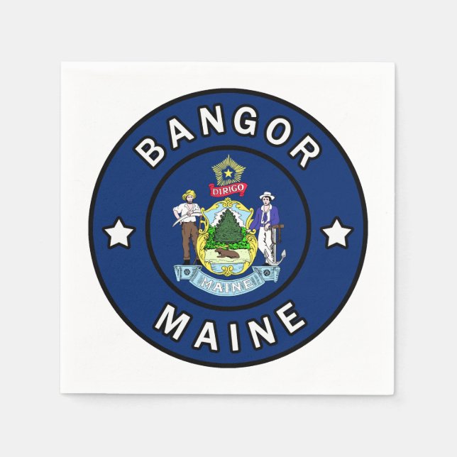 Bangor Maine Pappersservett (Framsidan)
