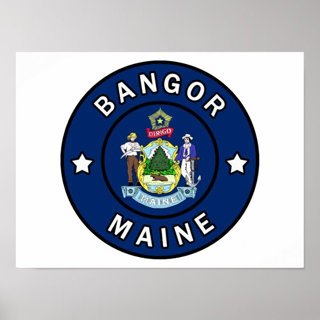 Bangor Maine Poster (Framsidan)