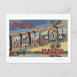 Bangor, MaineLarge Brev ScenesBangor, ME Vykort